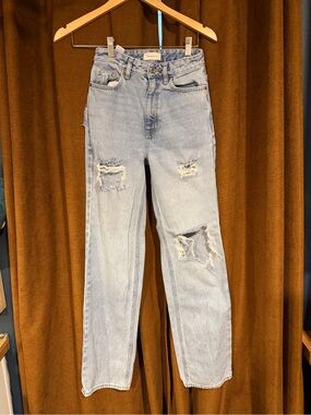 PacSun Light Blue Distressed Boyfriend Jeans
